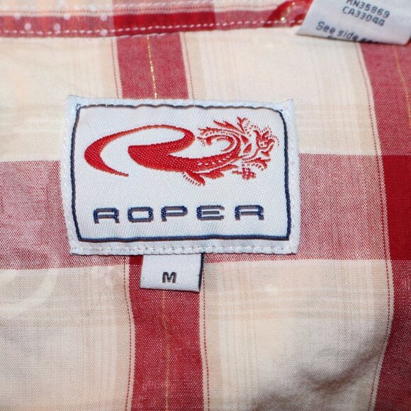 Roper cowgirl western shirt with pearl snaps size medium - Picture 8 of 9